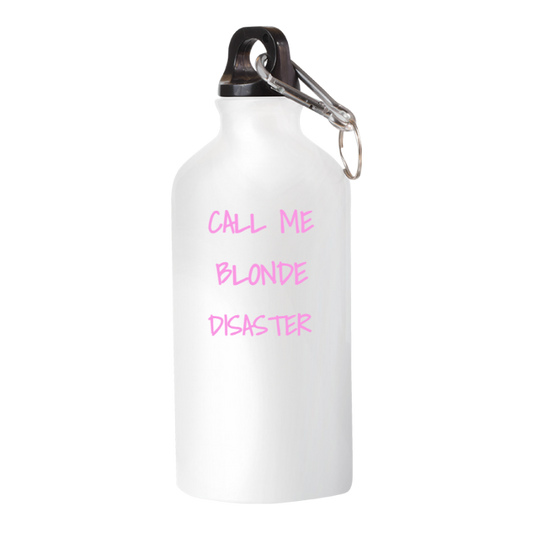 Borraccia IRONICA Alluminio 400 ml "CALL ME BLONDE DISASTER"
