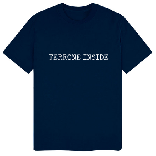 T-Shirt SARCASTICO Uomo Cotone Organico Inspire "TERRONE INSIDE"