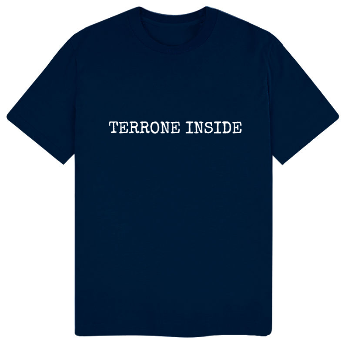T-Shirt SARCASTICO Uomo Cotone Organico Inspire "TERRONE INSIDE"