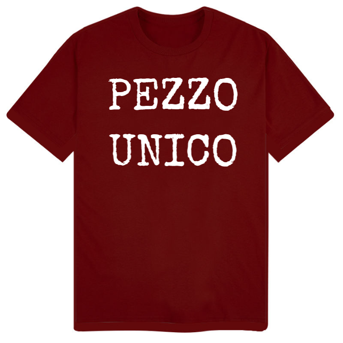T-Shirt SARCASTICO Uomo Cotone Organico Inspire "PEZZO UNICO"