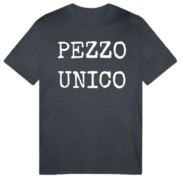 T-Shirt SARCASTICO Uomo Cotone Organico Inspire "PEZZO UNICO"